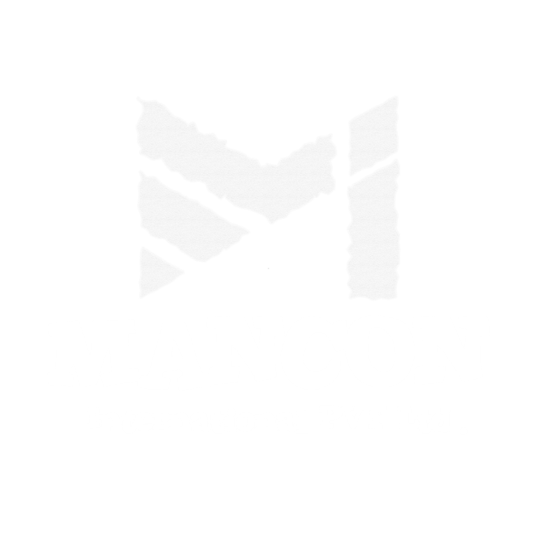 Mancon _Side Text Logo Cartoon Style_1 UP&DOWN White