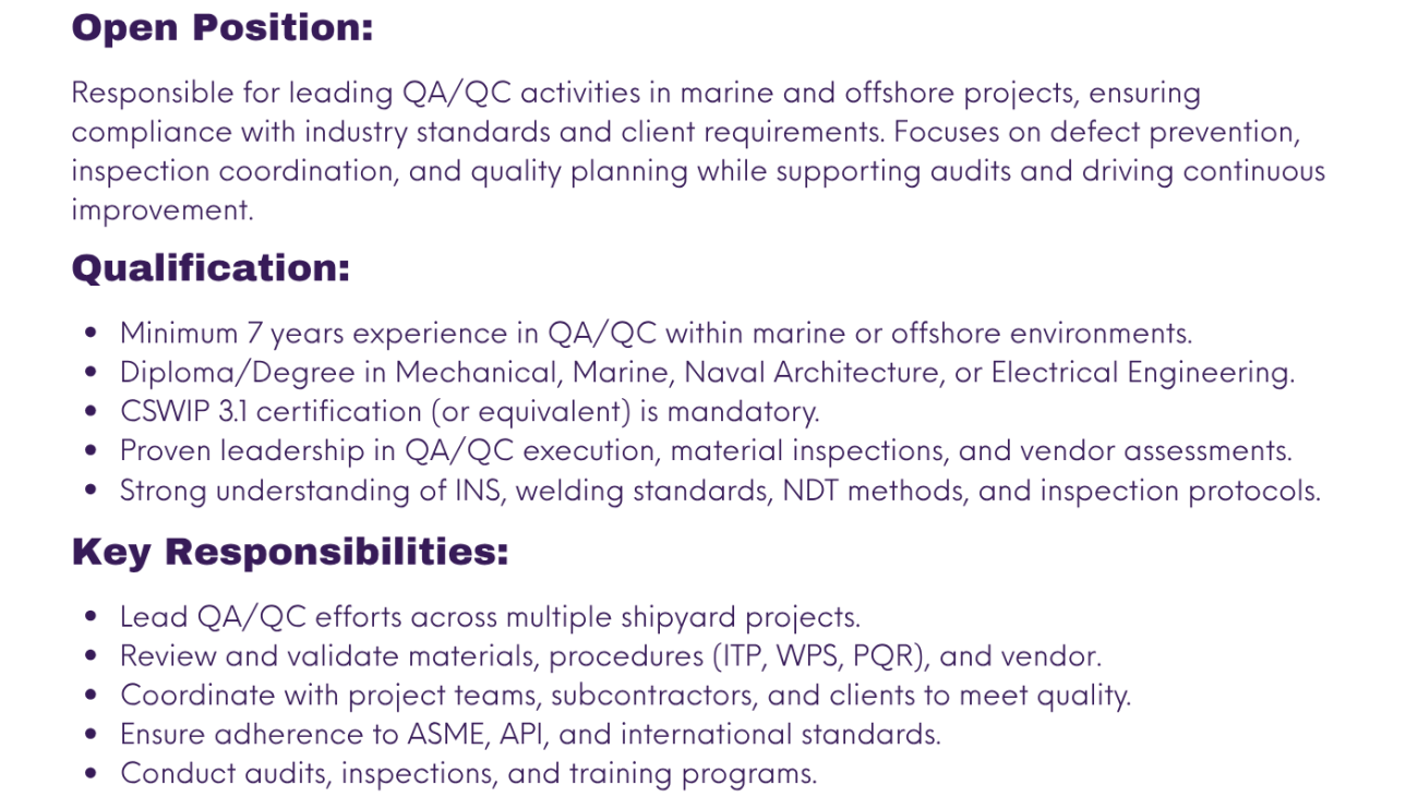 Hiring Senior QSA Engineer