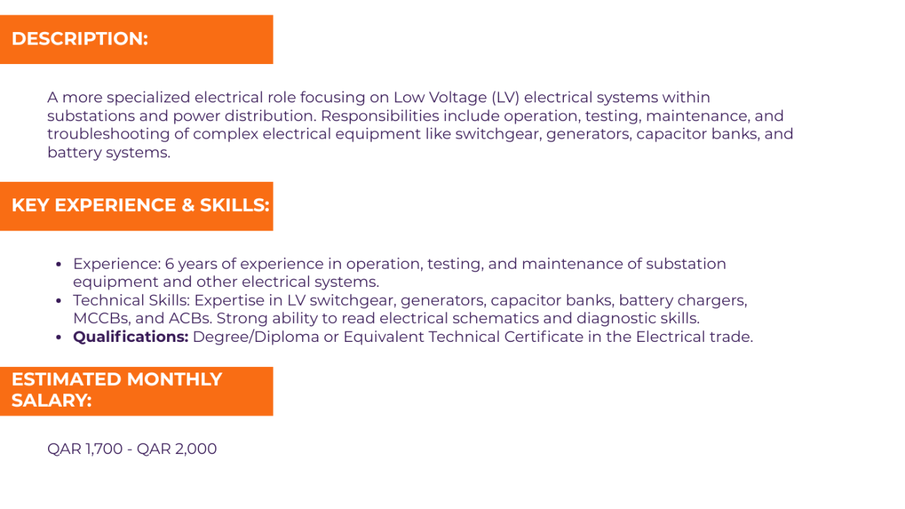 Electrical Technician